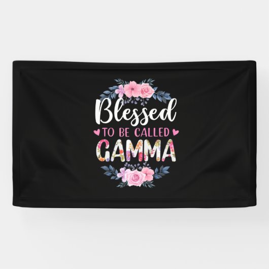 Mutter Kunst gesegnet, als Gamma Geburtstag genann Banner (Horizontal)