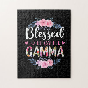 Mutter Kunst gesegnet, als Gamma Geburtstag genann Puzzle