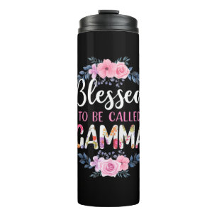 Mutter Kunst gesegnet, als Gamma Geburtstag genann Thermosbecher
