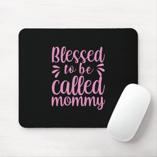 Mutter Kunst gesegnet, als Mama bezeichnet zu werd Mousepad (Mit Mouse)