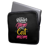 Mutter Kunst ich bin eine Katze Mama Laptopschutzhülle (Vorderseite Links)