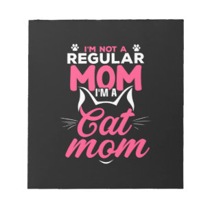 Mutter Kunst ich bin eine Katze Mama Notizblock