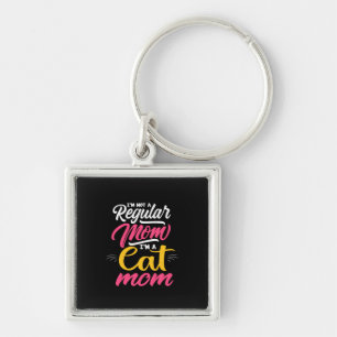 Mutter Kunst ich bin eine Katze Mama Schlüsselanhänger