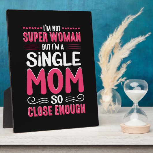 Mutter Kunst ich bin Single Mama Fotoplatte (Seite)