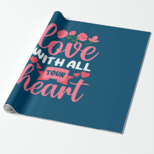Mutter Kunst Liebe Mit Ganzem Tour Herz Geschenkpapier