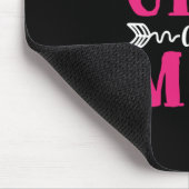 Mutter Kunst Mädchen und Mama Mousepad (Ecke)