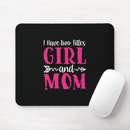 Mutter Kunst Mädchen und Mama Mousepad (Mit Mouse)