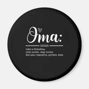 Mutter Kunst Niedlich Oma Definition Geburtstag Magnet