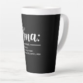 Mutter Kunst Niedlich Oma Definition Geburtstag Milchtasse (Rechte Ecke)