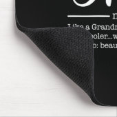 Mutter Kunst Niedlich Oma Definition Geburtstag Mousepad (Ecke)
