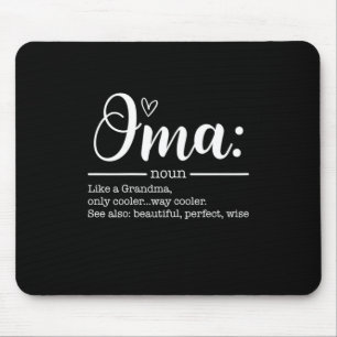 Mutter Kunst Niedlich Oma Definition Geburtstag Mousepad