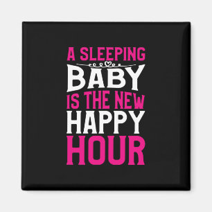Mutter Kunst Schlafendes Baby ist die neue Happy H Magnet