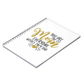 Mutter Kunst Sie sind die Mama, die jeder will Notizblock (Linke Seite)