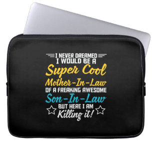 Mutter Kunst Super Coole Schwiegermutter Laptopschutzhülle
