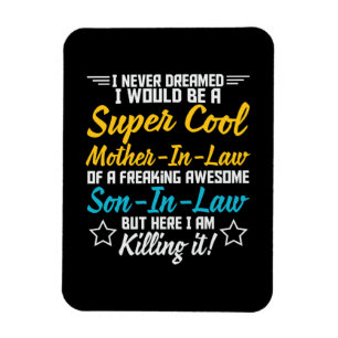 Mutter Kunst Super Coole Schwiegermutter Magnet