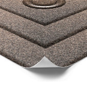 Mutter küsste ihr Baby von Charles Gates Sheldon Poster (Ecke)