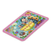 MUTTER LADYBUG & KINDER, TULIP TUB BUBBLE BAD MAGNET (Linke Seite)