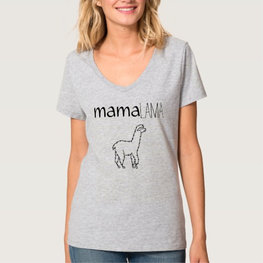Mutter Lama T-Shirt (Vorderseite)