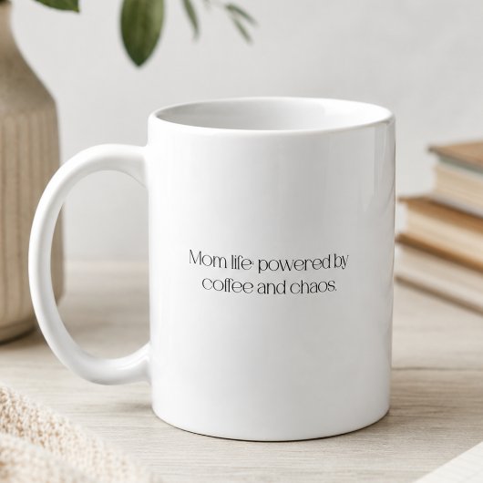Mutter-Leben: Angetrieben von Kaffee und Chaos. Kaffeetasse
