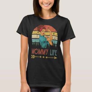 Mutter Leben Frauen Rosie Vintage Retro Dekor Mutt T-Shirt
