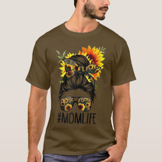 Mutter Leben Sonnenblume Florales Band, passende F T-Shirt