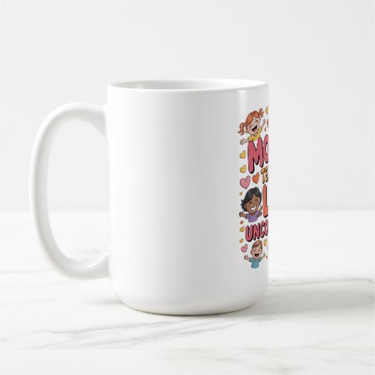 Mütter lehren uns bedingungslos zu lieben kaffeetasse (Links)