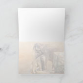 Mutter Liebe Baby Elephant umarmt Mutter Day Blank Karte (Innenseite)