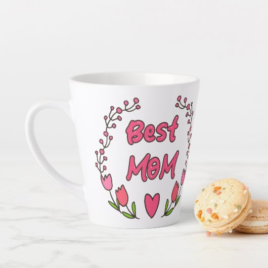 Mutter Liebe Blossom - Beste Mama je Milchtasse (Beispiel)
