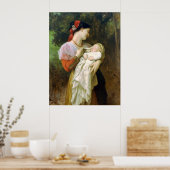 Mutter Liebe Bouguereau Kunst Poster (Küche)