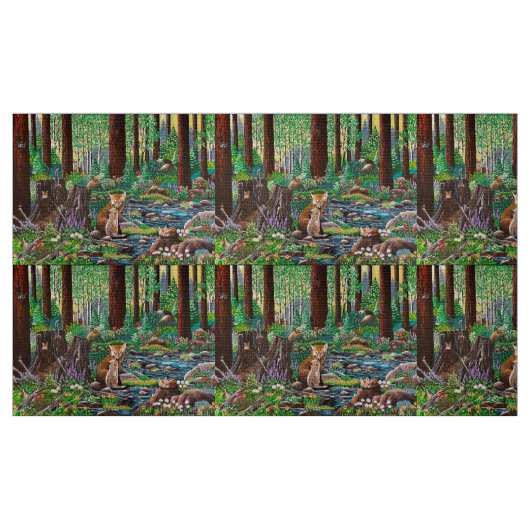 Mutter Liebe Fox Fabric Stoff (Fat Quarter (45,7 x 55,9 cm))