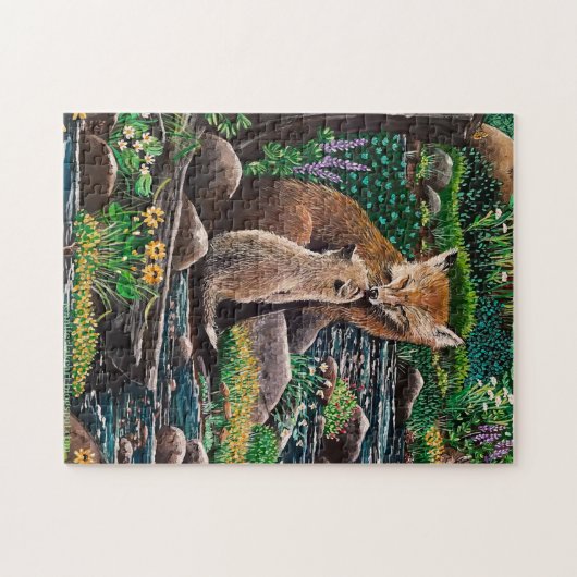 "Mutter Liebe" Fox Puzzle 2 (Horizontal)