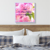 Mutter Liebe gesteppte Canvas Print Leinwanddruck (Insitu (Schlafzimmer))