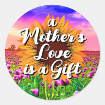 Mutter Liebe ist ein Geschenk | Elegante florale S