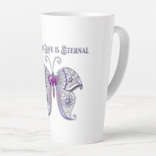 Mutter Liebe ist ewig Milchtasse (Rechte Ecke)