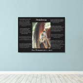 Mutter Liebe Leinwanddruck (Insitu (Holzboden))