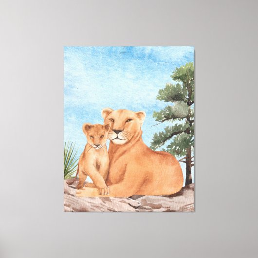 Mutter Liebe Leinwanddruck (Vorderseite)