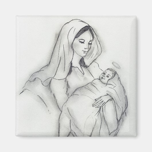 Mutter-Liebe Magnet (Vorne)