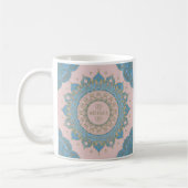 Mutter Liebe Mandala Mod Floral Kaffeetasse (Links)
