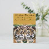 Mutter Liebe_ Postkarte (Stehend Vorderseite)