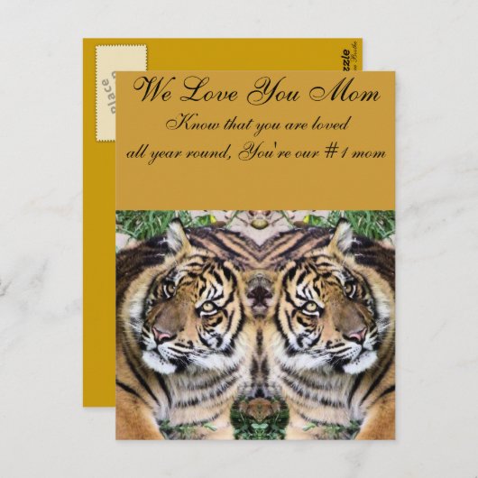 Mutter Liebe_ Postkarte (Vorne/Hinten)