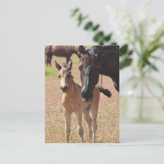 Mutter-Liebe Postkarte (Stehend Vorderseite)