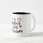 Mutter-Liebe-Tasse Zweifarbige Tasse (VorderseiteRechts)