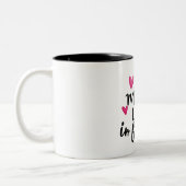 Mutter-Liebe-Tasse Zweifarbige Tasse (Links)