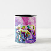 Mutter-Liebe Zweifarbige Tasse (Mittel)
