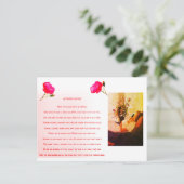 Mütter lieben Gebet Postkarte (Stehend Vorderseite)