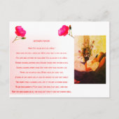 Mütter lieben Gebet Postkarte (Vorderseite)