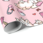 Mutter Llama Madness Geschenkpapier (Rolleneckpunkt)