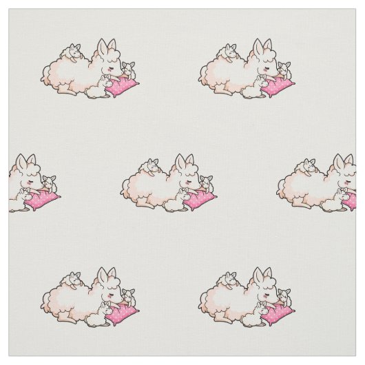 Mutter Llama Stoff (Muster)