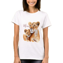 Mutter Löwe und ihr Baby Mutter Tag