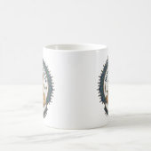 Mutter Löwin. Irland Kaffeetasse (Mittel)